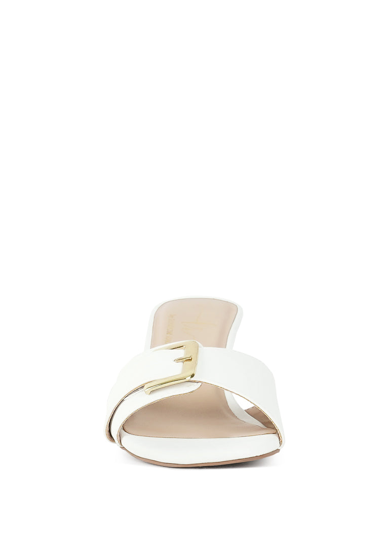 women buckle detail heels#color_black