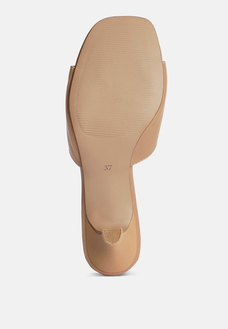 women horsebit detail heels#color_beige