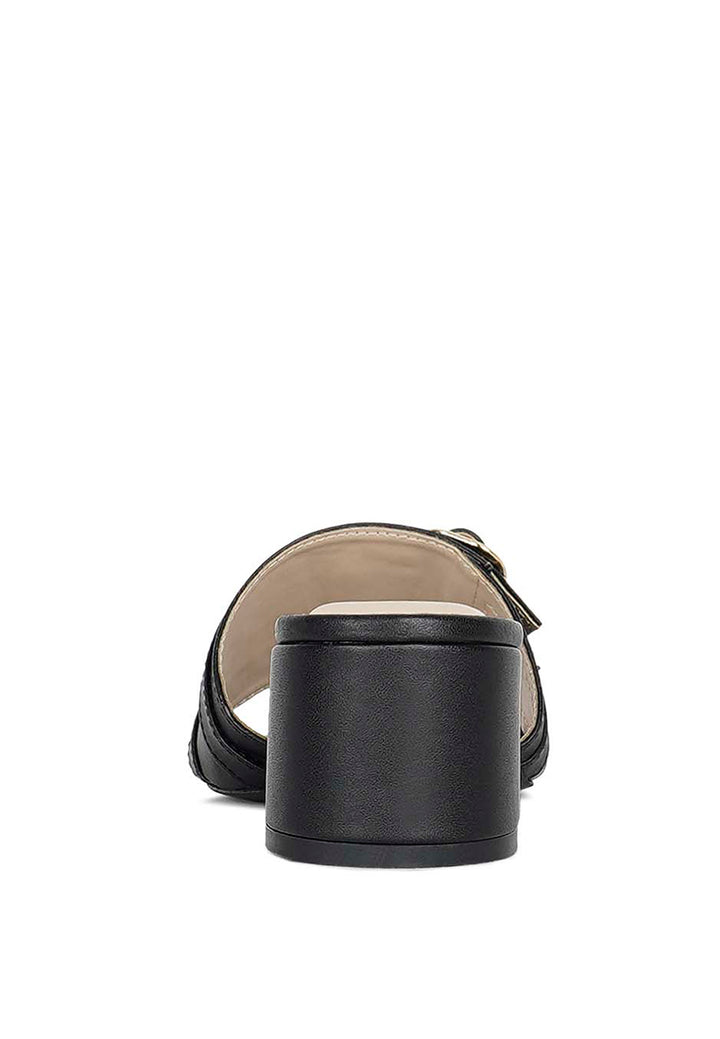 women double buckle strap heels#color_camel