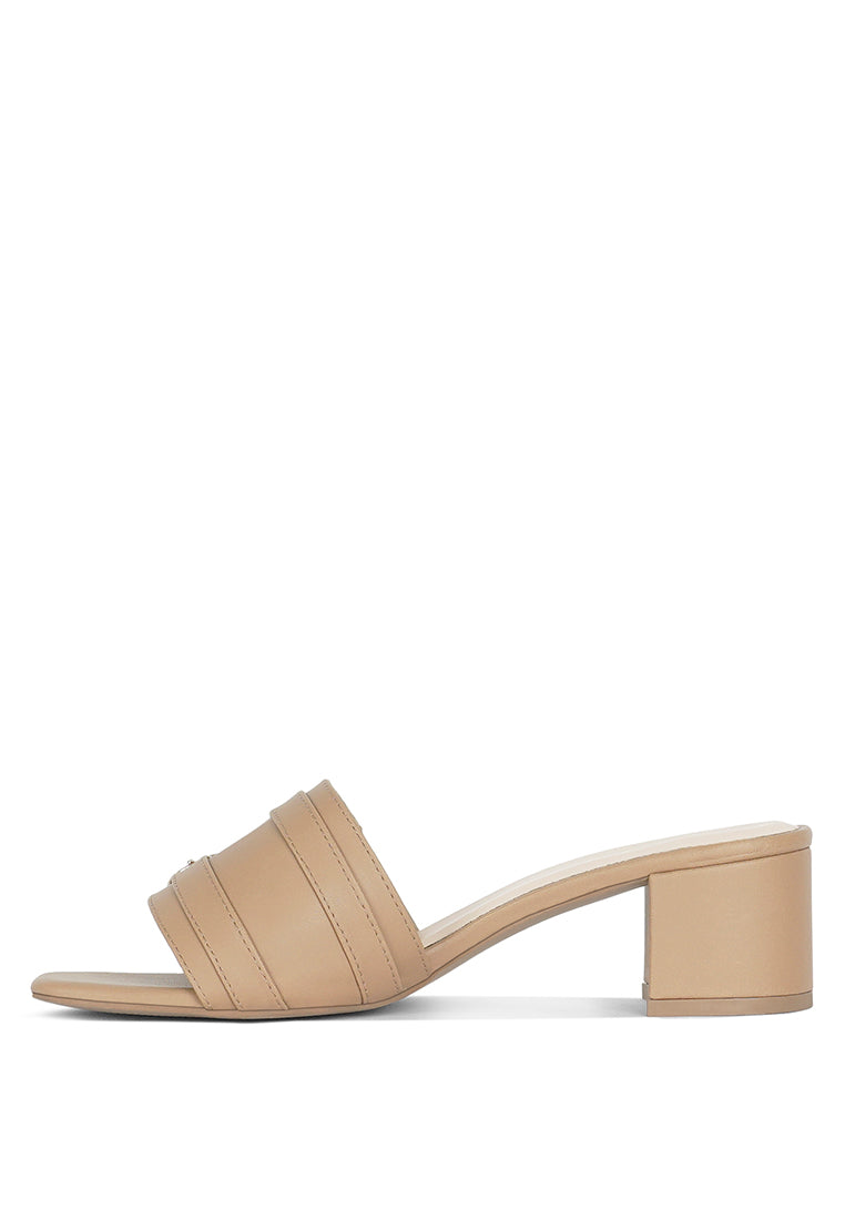 Women Double Buckle Strap Heels