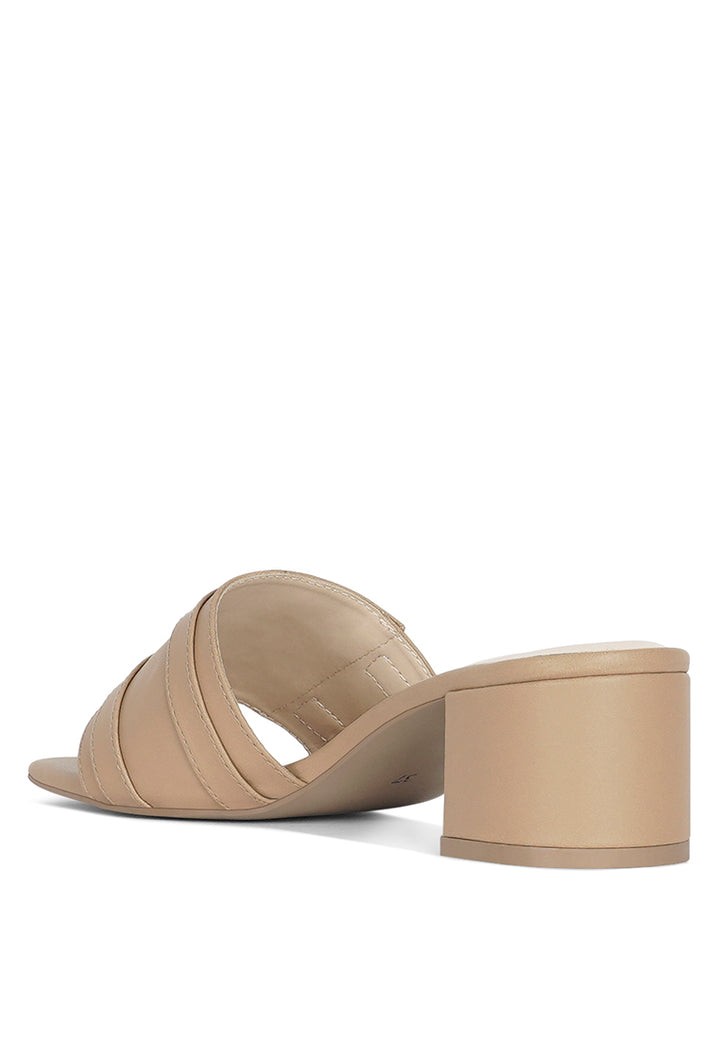 Women Double Buckle Strap Heels