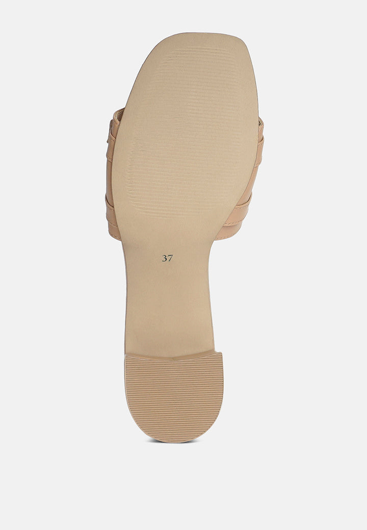 women double buckle strap heels#color_camel