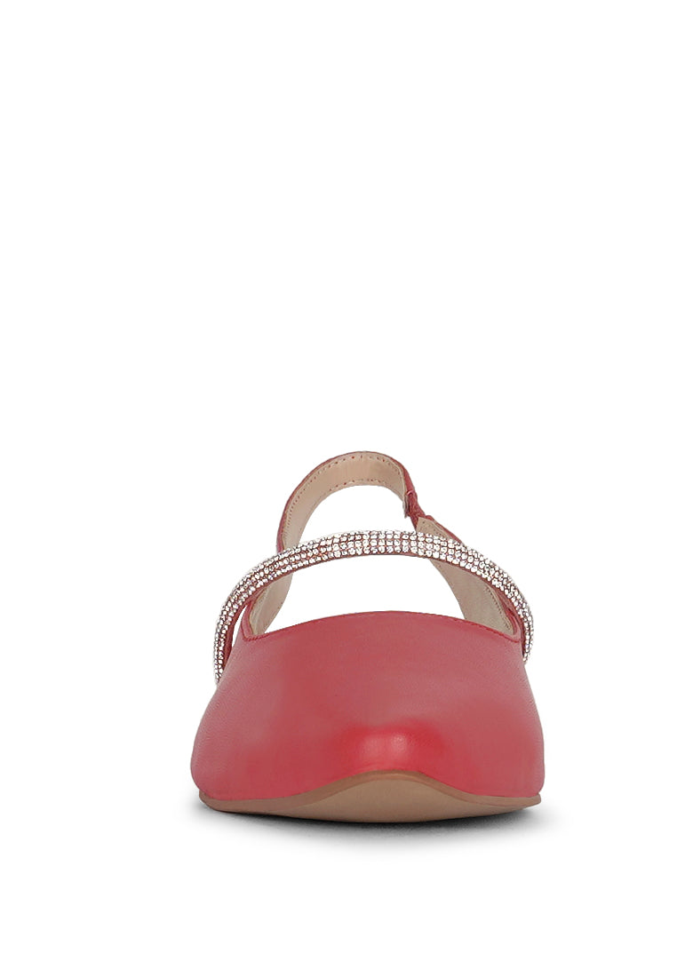 Women Pointed Toe Slingback Sandals