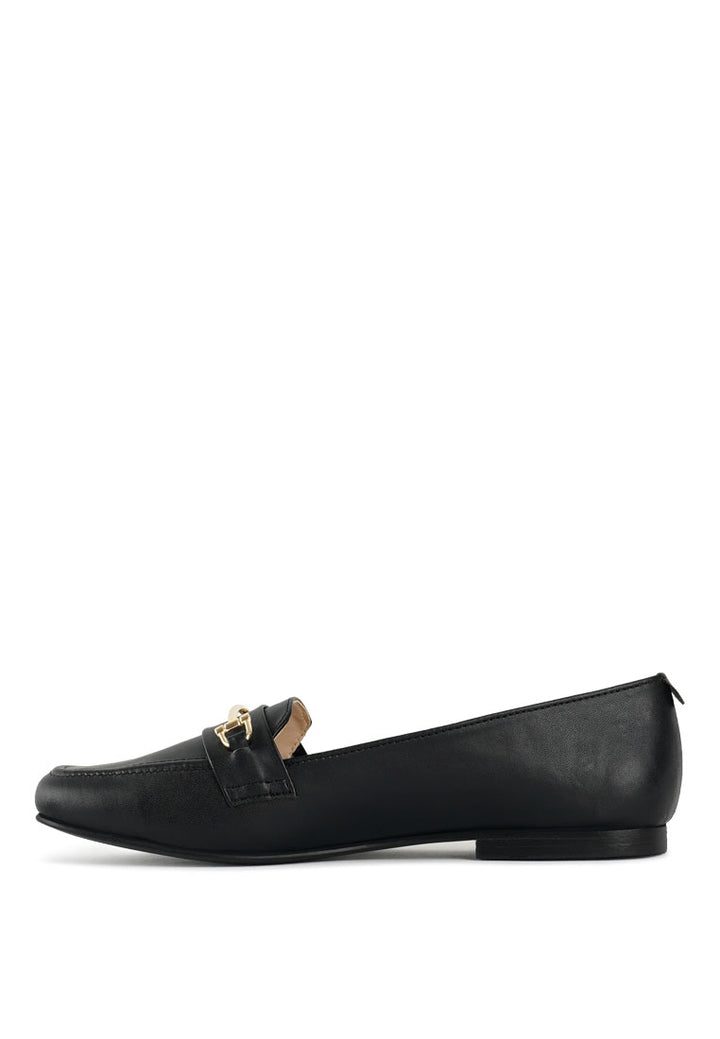 women classic horsebit-embellished loafers#color_black