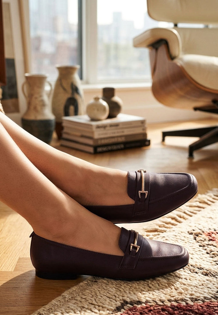 women classic horsebit-embellished loafers#color_brown