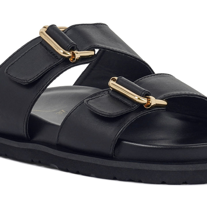 women flat slip ons#color_black