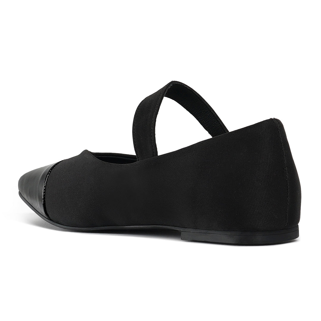 square toe mary jane ballerinas#color_black