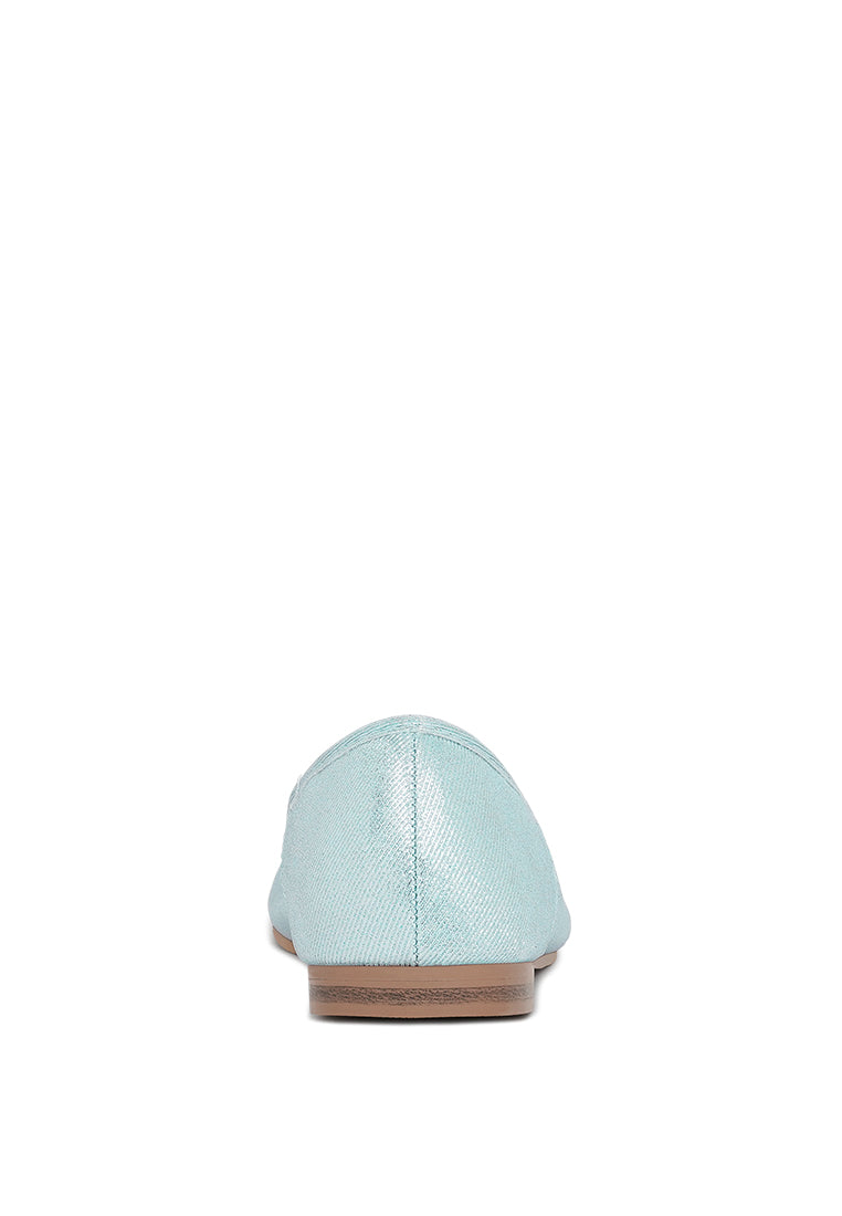 women glitter faux leather ballerinas#color_silver