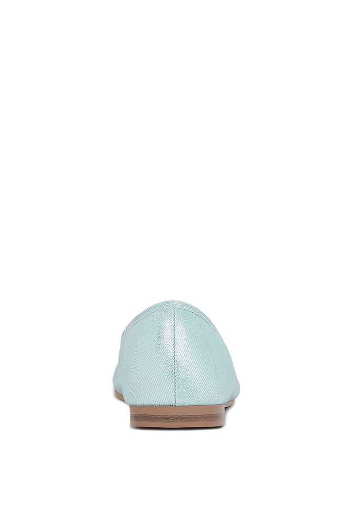 women glitter faux leather ballerinas#color_silver