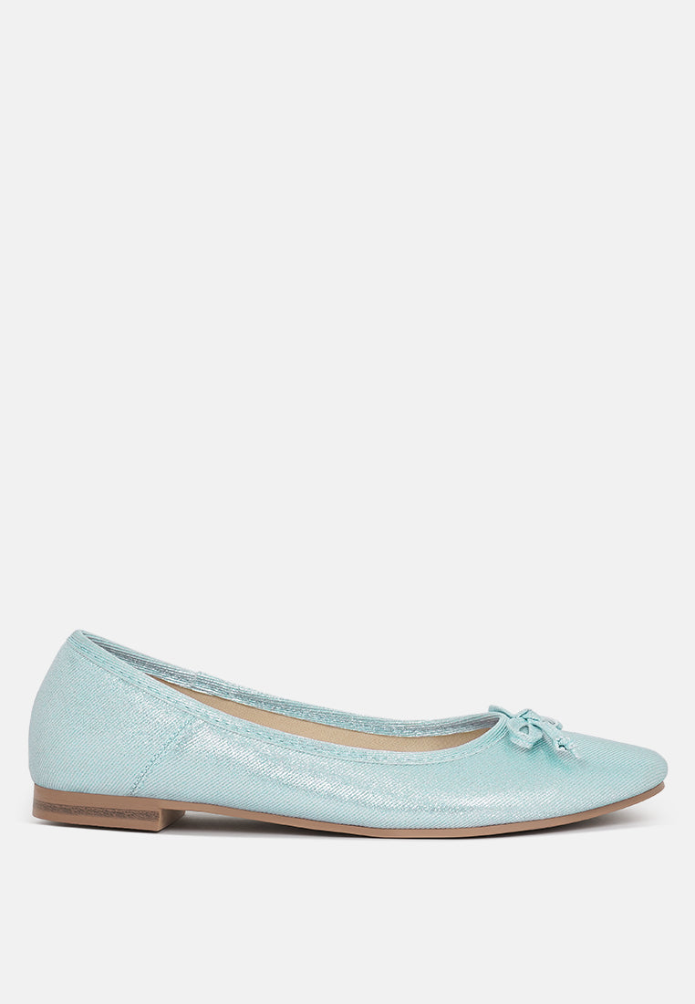 women glitter faux leather ballerinas#color_baby-blue