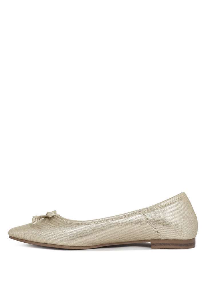 women glitter faux leather ballerinas#color_silver