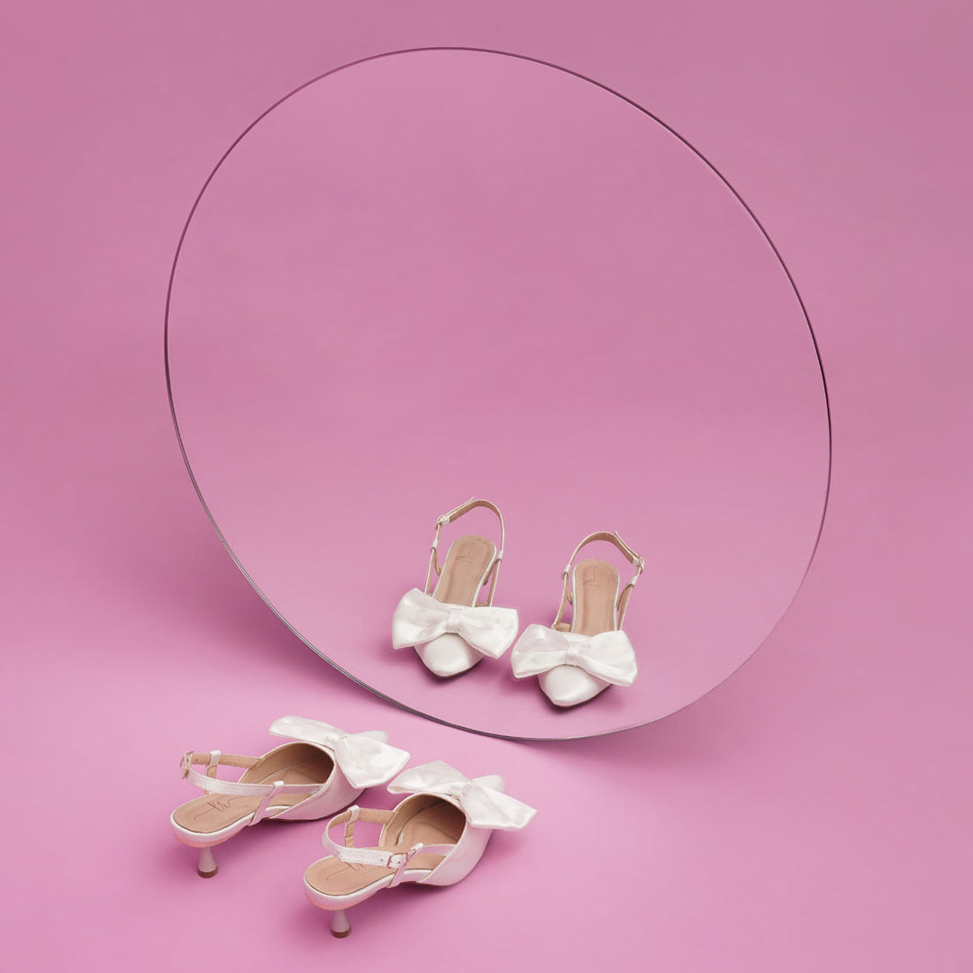 Women Bow Detail Slingback Sandals