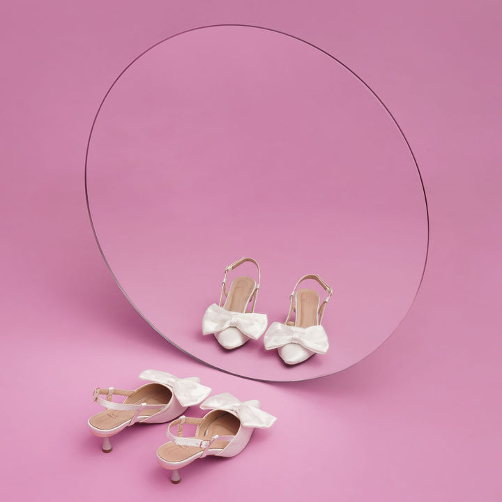 Women Bow Detail Slingback Sandals