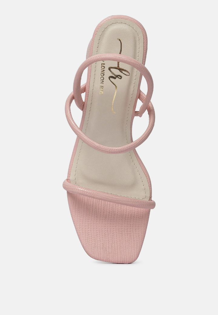 women croco faux leather sandals#color_pink