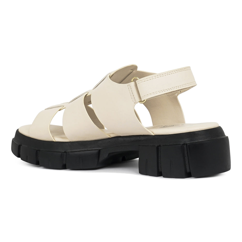 women faux leather strappy sandals#color_beige