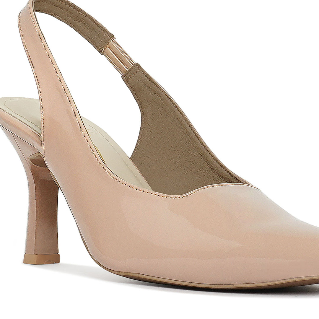 london rag women patent faux leather stiletto heels#color_light-pink