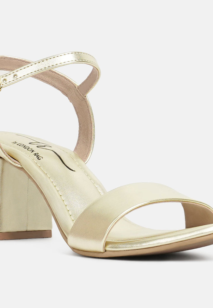 women metallic faux leather sandals#color_gold