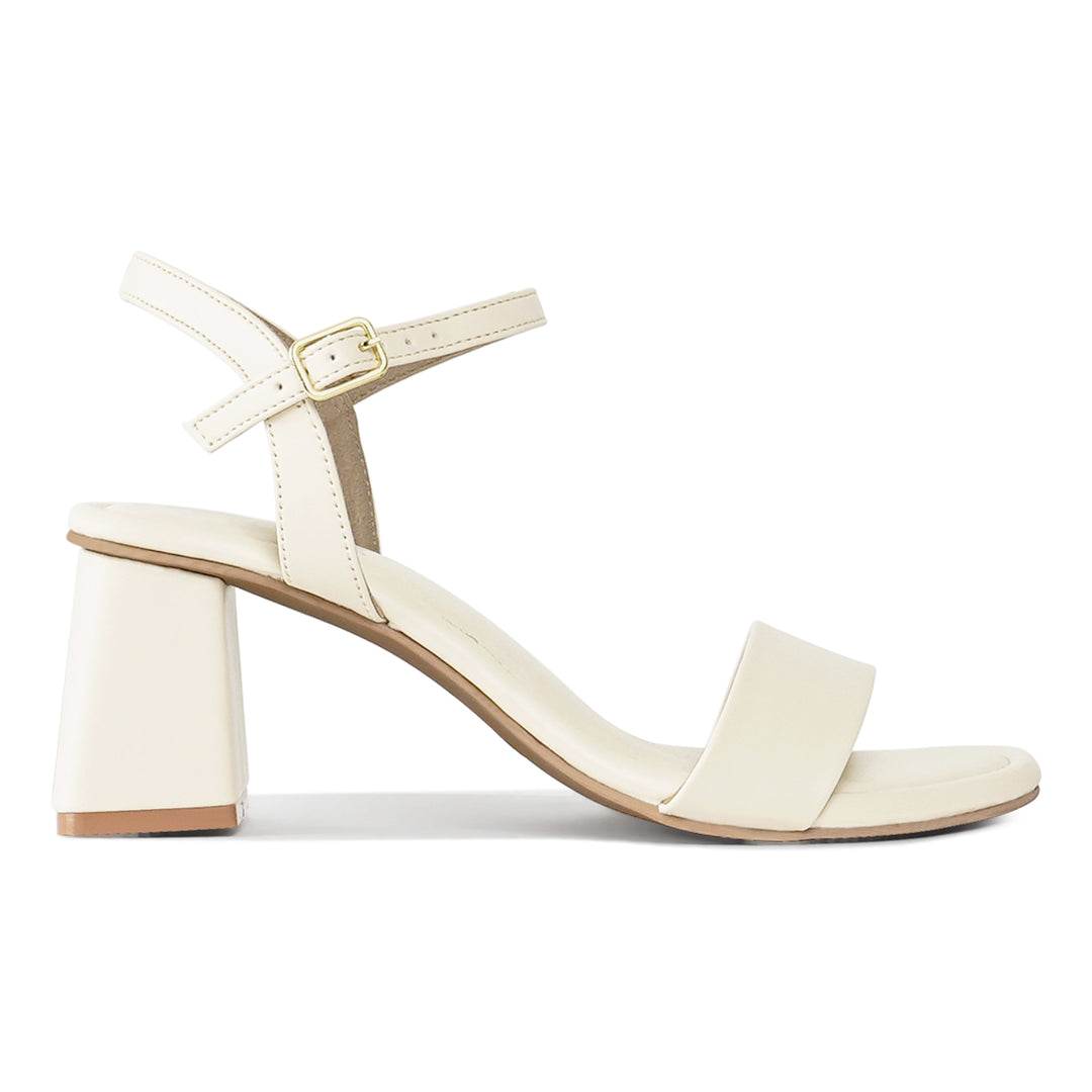 pin buckle strap block heels#color_beige