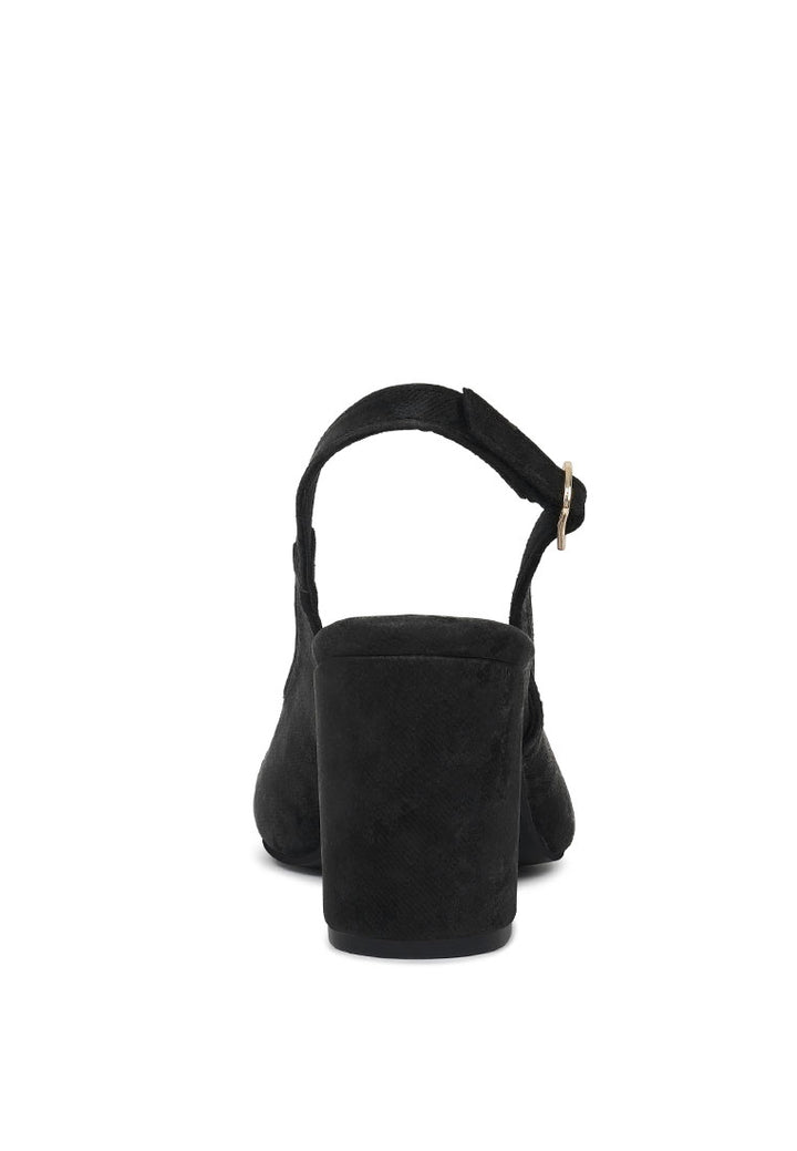 women pin buckle metallic toe cap heels#color_cream