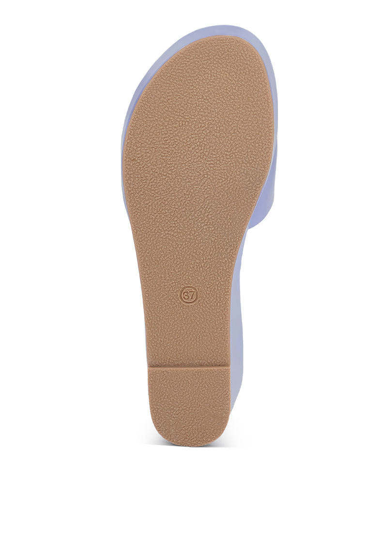 Women Classic Faux Leather Wedges