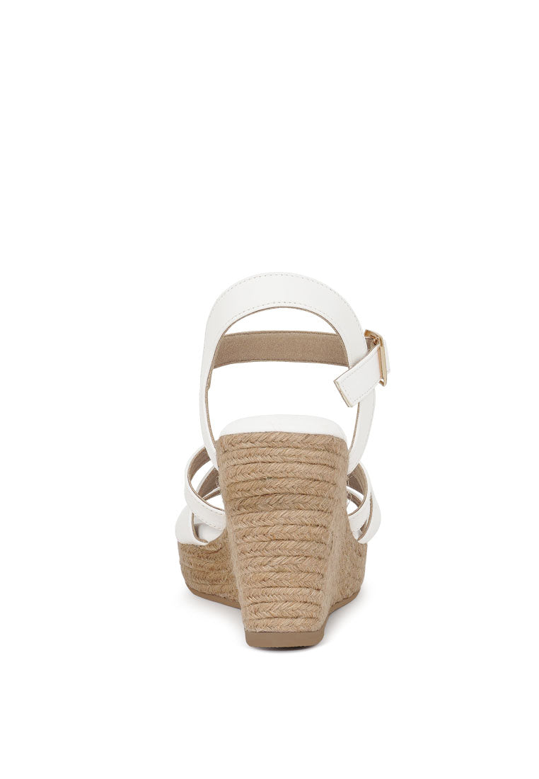 Women Comfortable Pin Buckle Espadrille Wedges