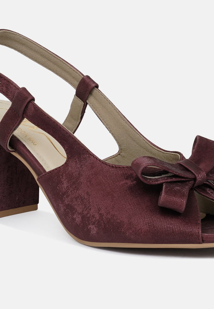 women the bow affair microfiber sandals#color_burgundy