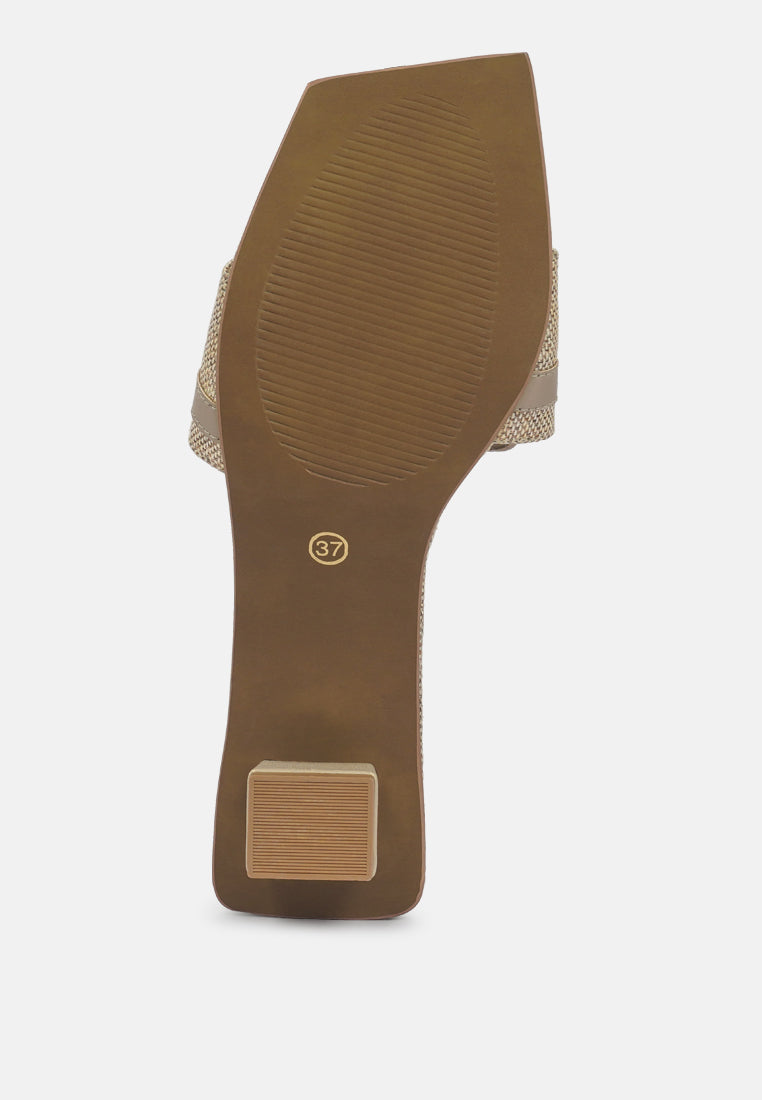 Women Open Toe Slip-On Sandals