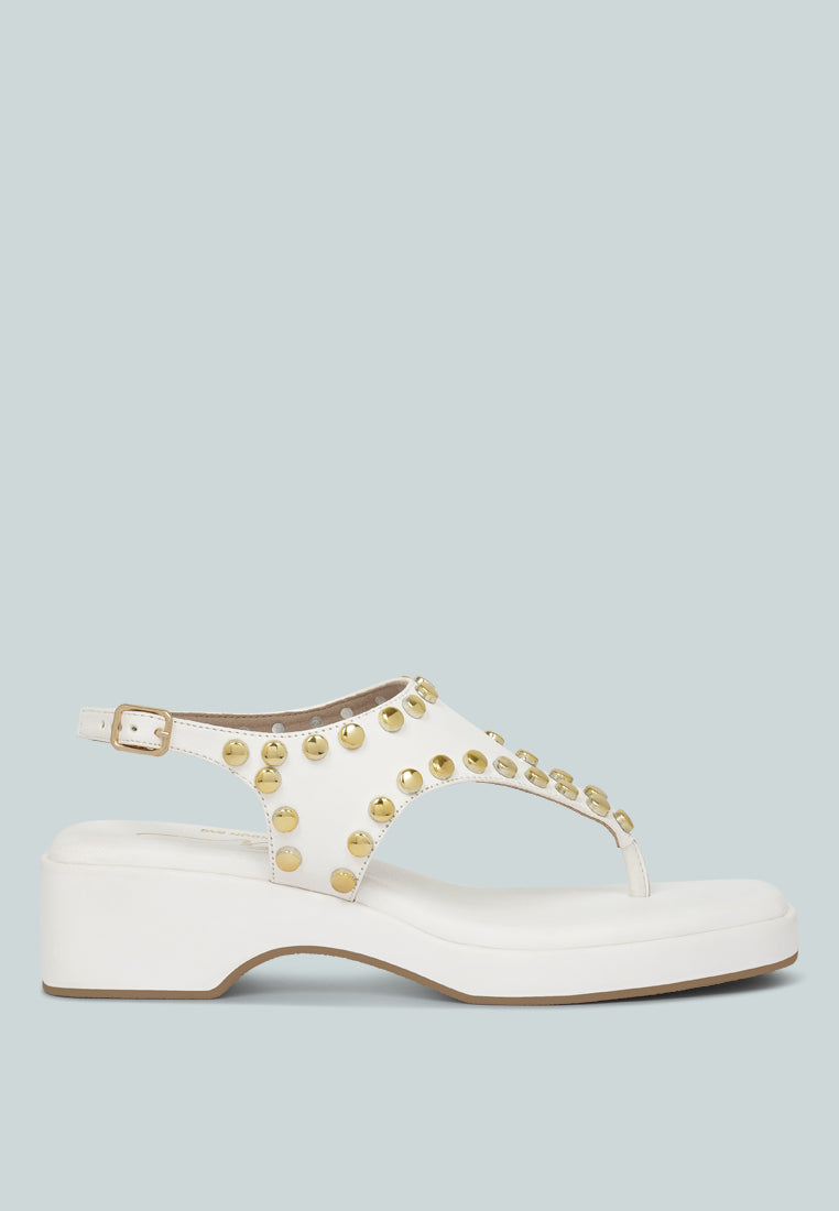 Women Studded Thong Toe Sandals – London Rag India