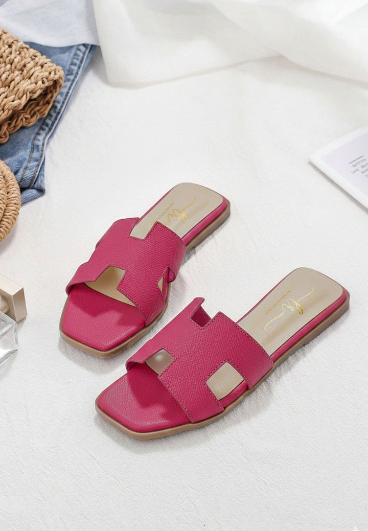 Women Square Toe Slip On Flats