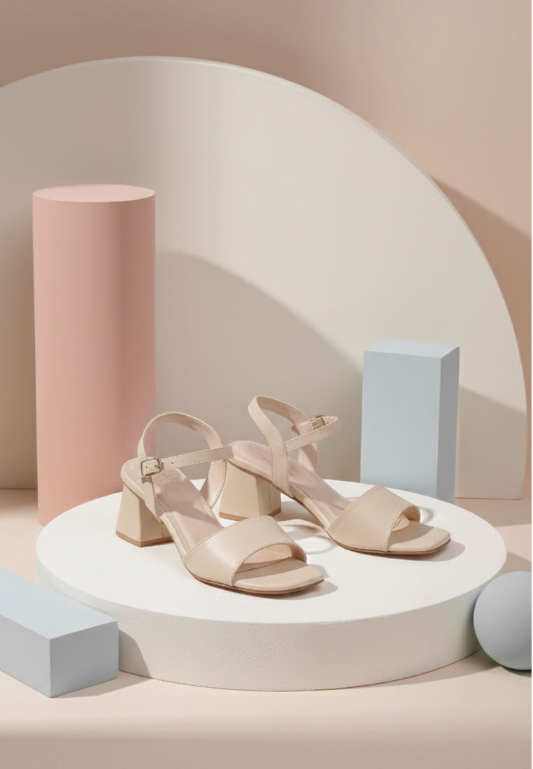 women faux leather sandals#color_beige