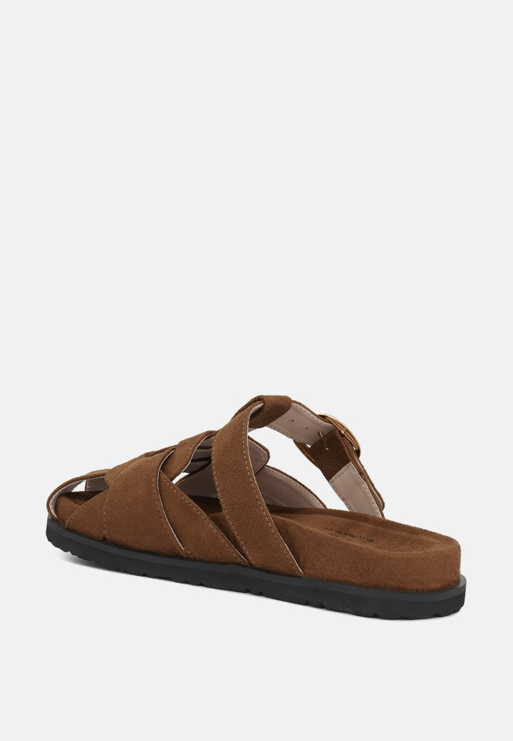 Women Microfiber Slip On Flats