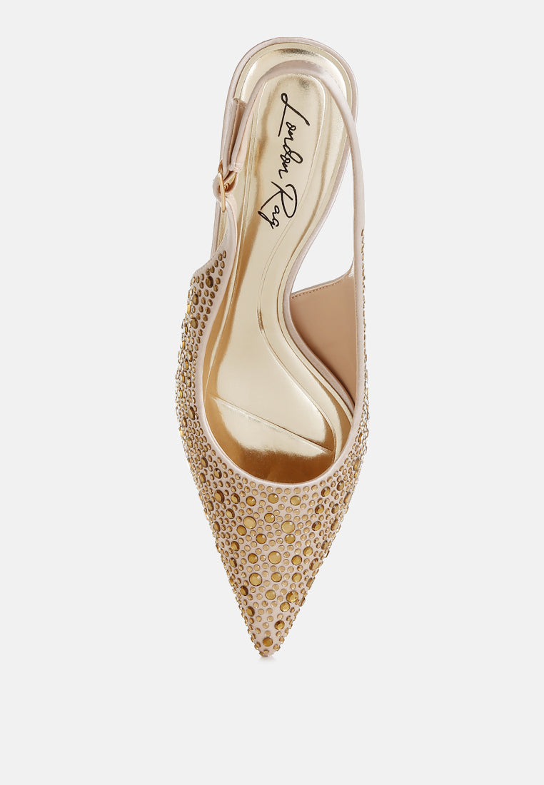 pointed toe rhinestone slingbacks
#color_beige