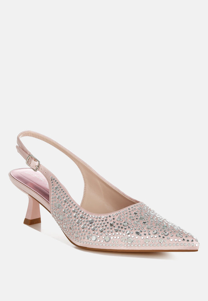 pointed toe arhinestone slingbacks
#color_pink