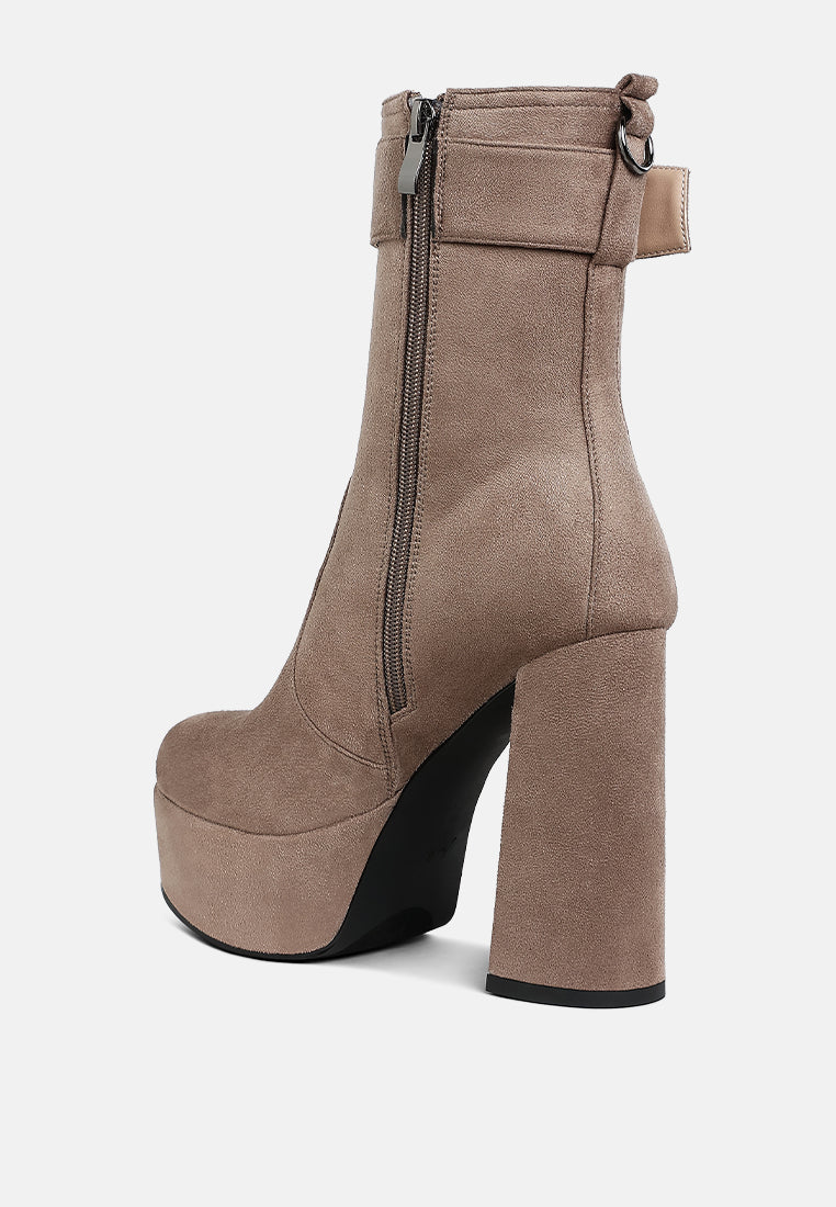 women flared block heel mid-calf boots#color_taupe