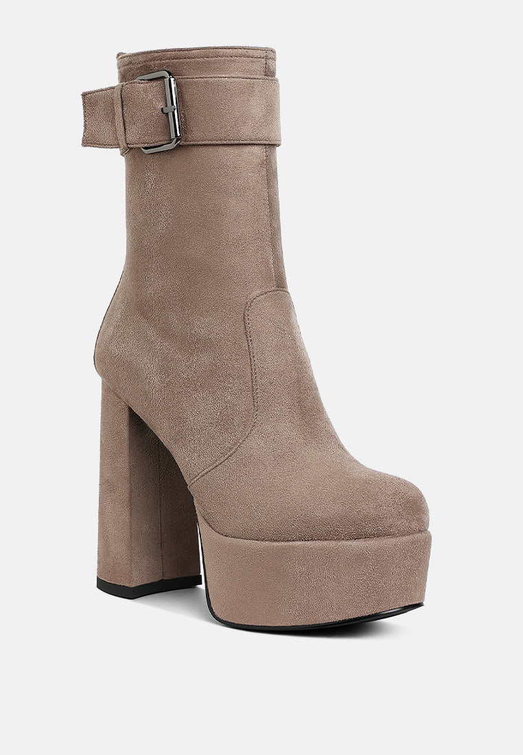 women flared block heel mid-calf boots#color_taupe