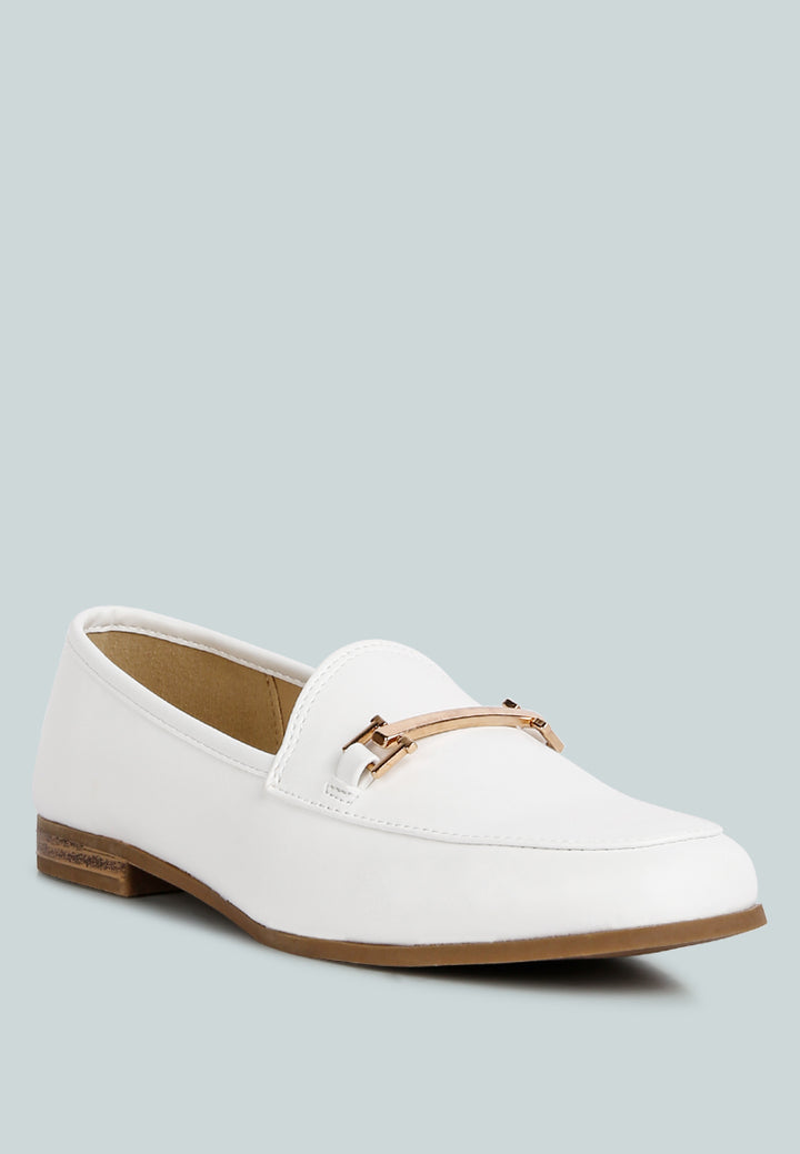 women checkered casual loafers#color_white