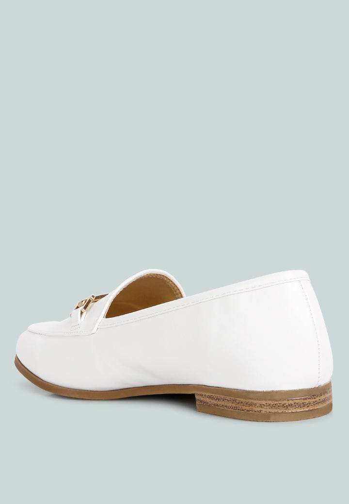 women checkered casual loafers#color_white