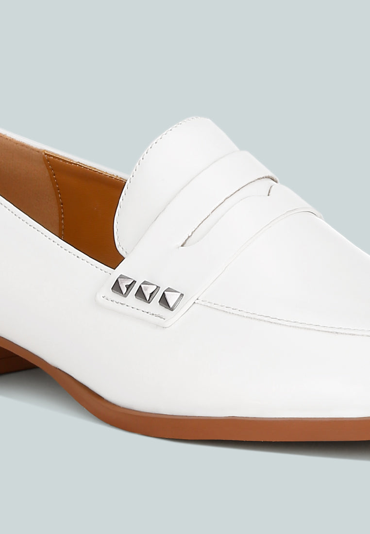 women patent pleather penny loafers#color_off-white