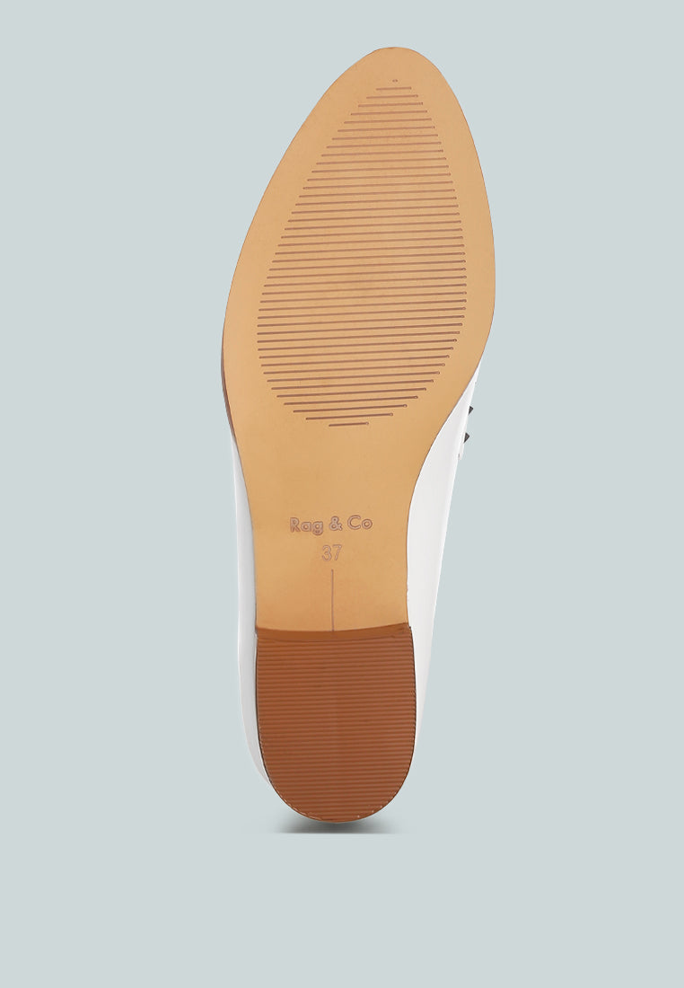 women patent pleather penny loafers#color_off-white