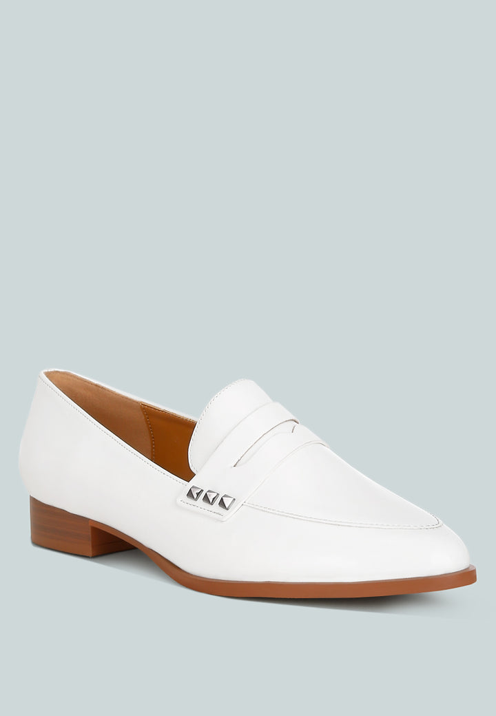 women patent pleather penny loafers#color_off-white