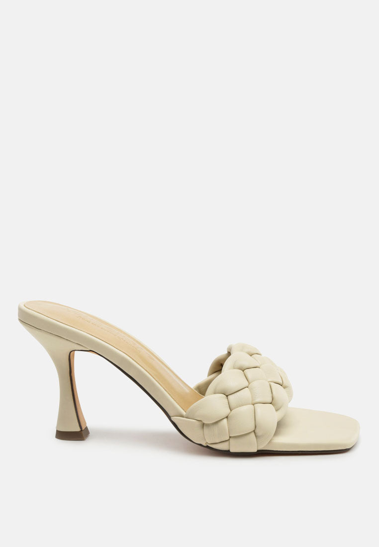 women woven strap square toe heeled sandal#color_off-white