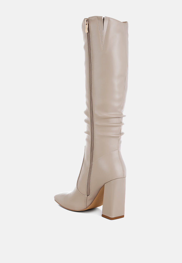 women slouchy calf boots#color_beige