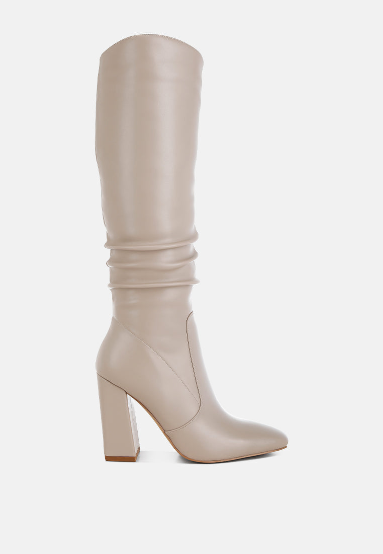 women slouchy calf boots#color_beige