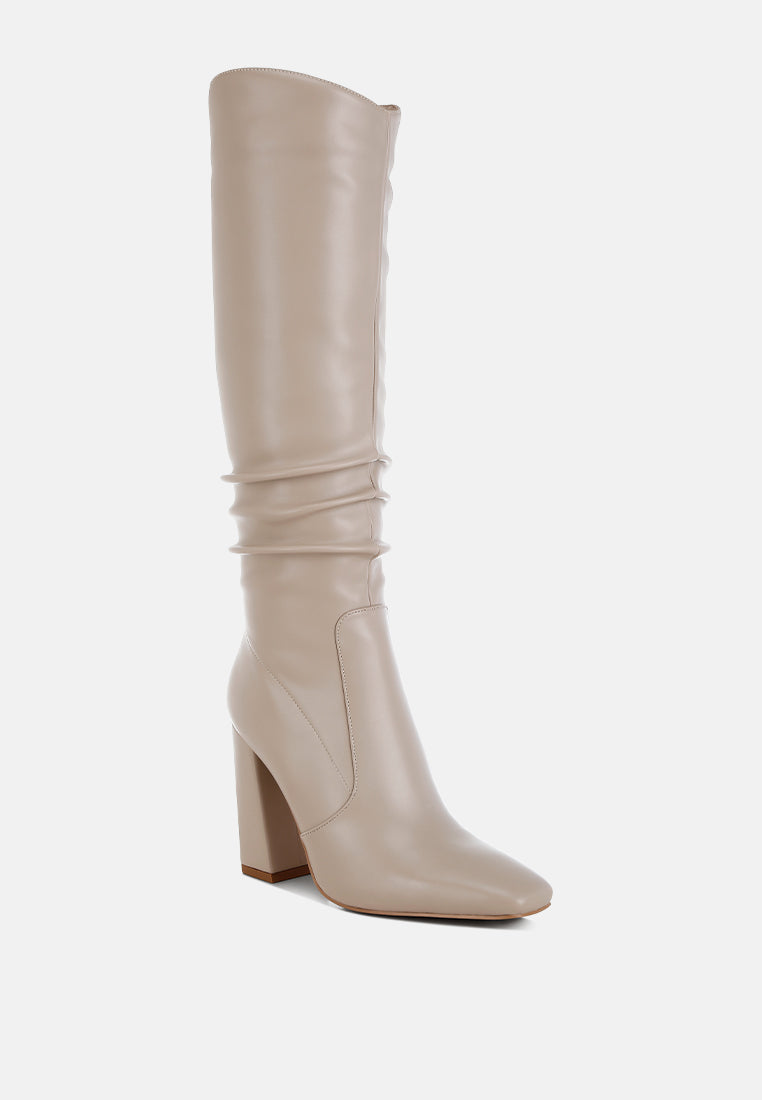 women slouchy calf boots#color_beige
