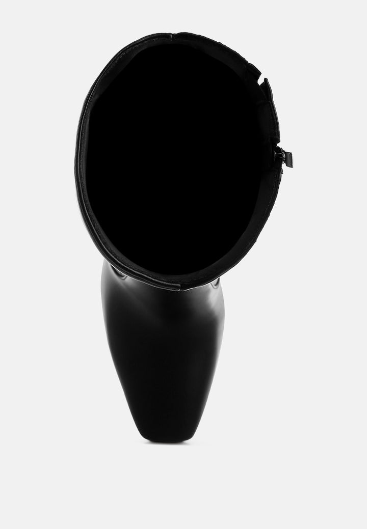 women slouchy calf boots#color_black