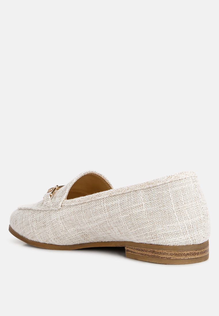 women checkered casual loafers#color_beige