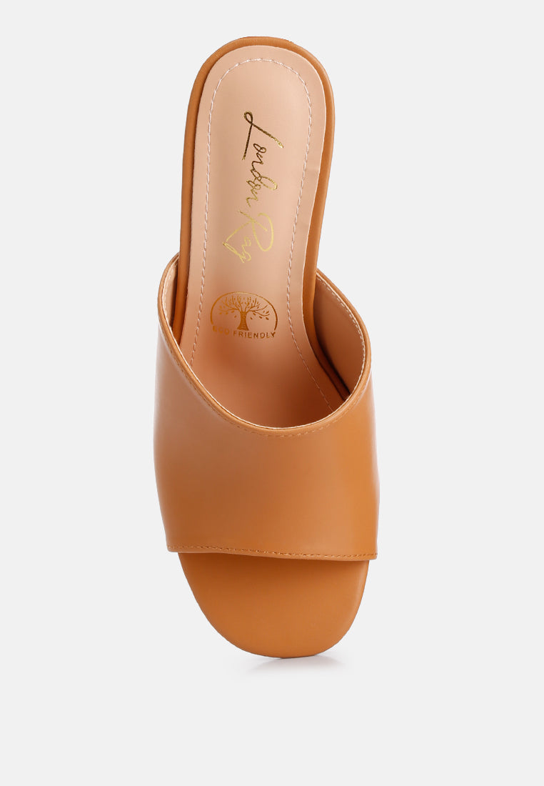 women block heel slip on sandals#color_tan