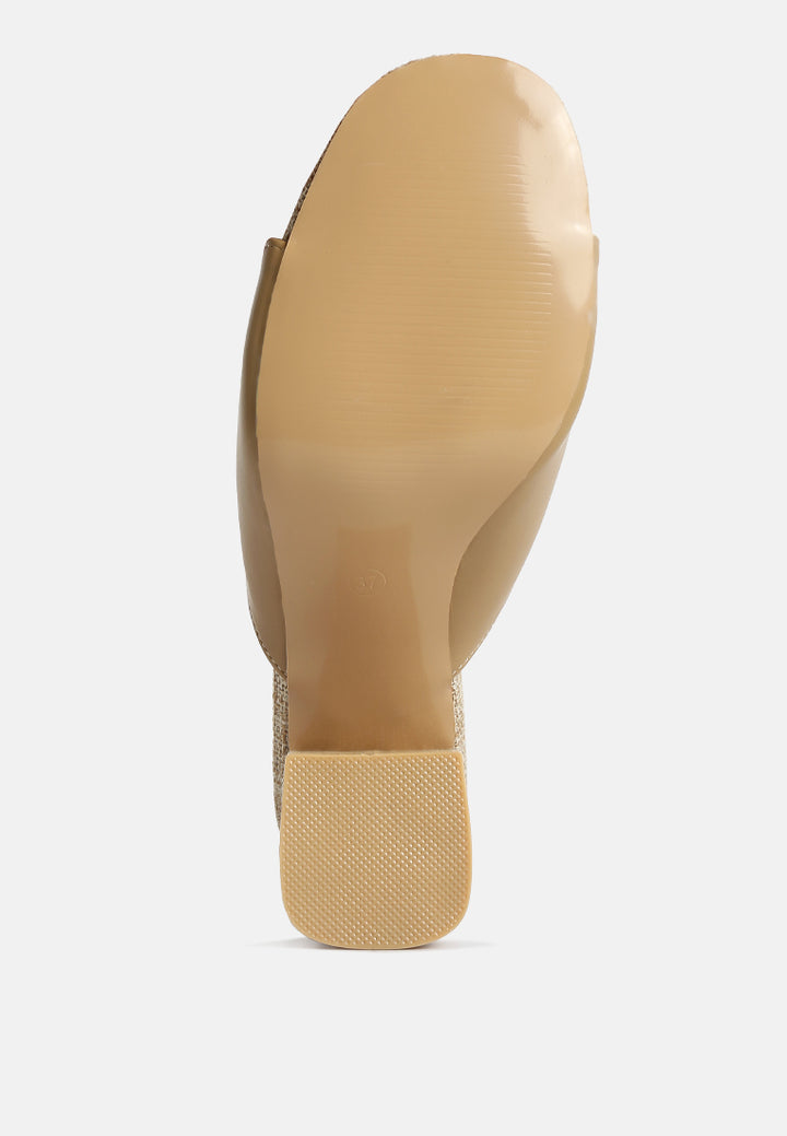 women block heel slip on sandals#color_tan