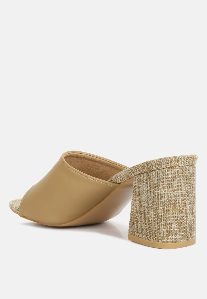 women block heel slip on sandals#color_tan