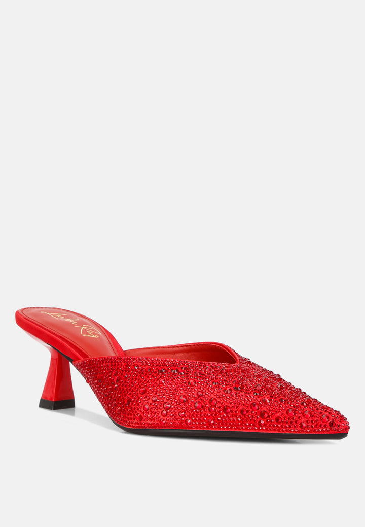 women aldora rhinestones embellished mules#color_red